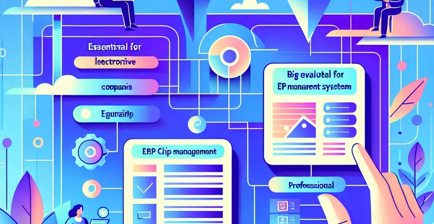  电子企业必看！2025年两大ERP芯片管理系统大测评  